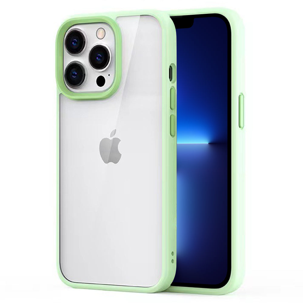 For iPhone 13 Pro Max 6.7 inch TPU PC Clear Back Cover Matte Anti-fingerprint Phone Case For iPhone 13 Pro Max 6.7 inch TPU PC Clear Back Cover Matte Anti-fingerprint Phone Case